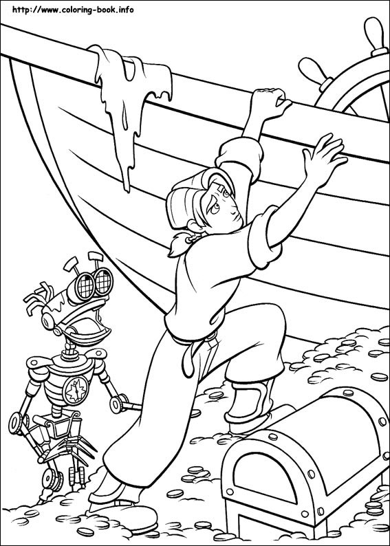 Treasure Planet coloring picture